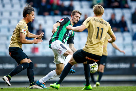 Brommapojkarnas Erik Figueroa och Tim Söderström