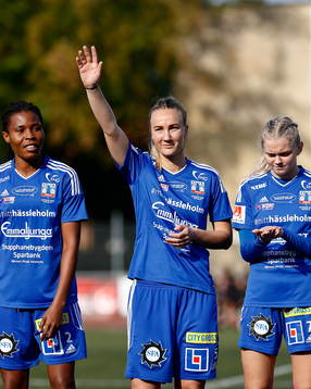 Vittsjös Emma Lundh före sin första match från start