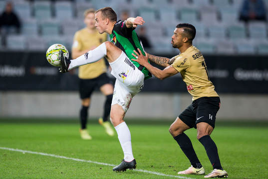 GAIS Carl Wede mot Brommapojkarnas Kevin Kabran