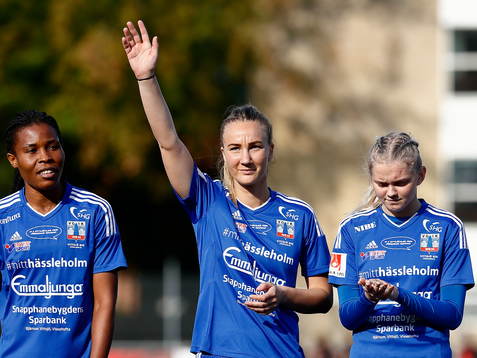 Vittsjös Emma Lundh före sin första match från start