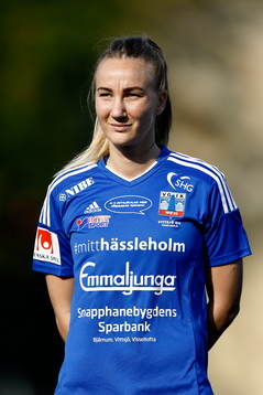 Vittsjös Emma Lundh före sin första match från start