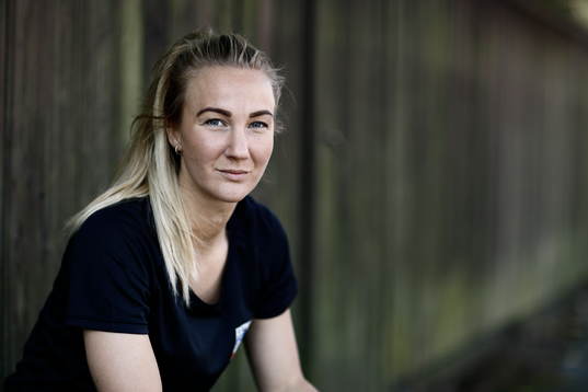 Vittsjös Emma Lundh före sin första match från start