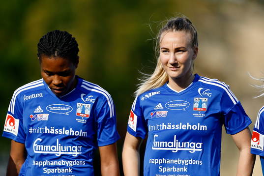 Vittsjös Emma Lundh före sin första match från start