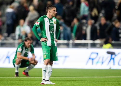 Hammarbys Björn Paulsen och Jeppe Andersen deppar