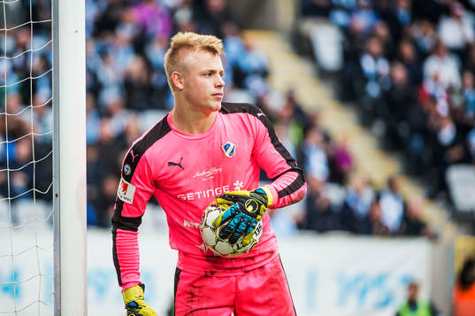Halmstads målvakt Isak Pettersson