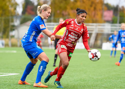 Piteås Madelen Janogy och Örebros Frida Svensson