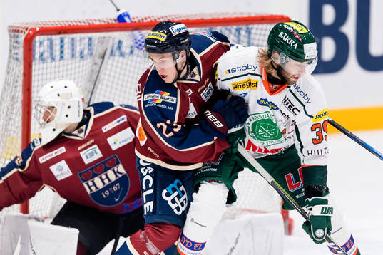 Halmstads Robin Holm och Kristianstads  Roger Olsson