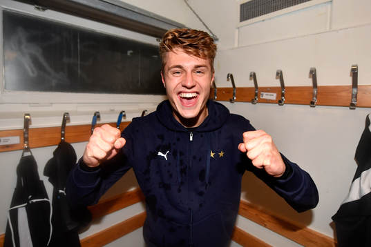 Malmö FFs Mattias Svanberg jublar