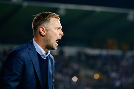 Malmös FFs tränare Magnus Pehrsson reagerar