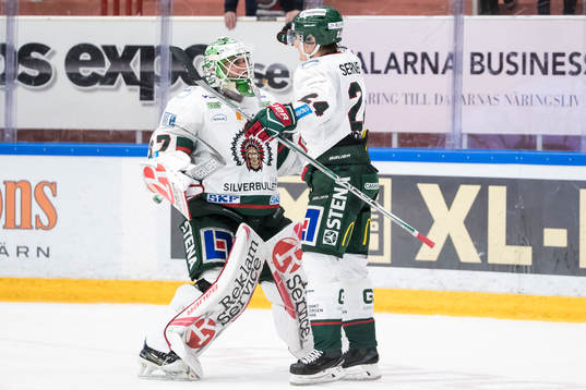 Frölundas Lias Andersson jublar