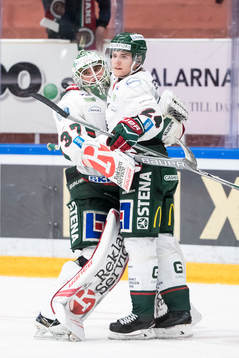 Frölundas Lias Andersson jublar