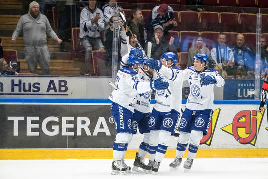 Leksands Alex Friesen jublar