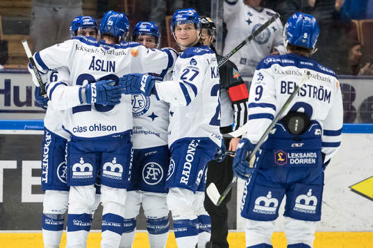 Leksands Alex Friesen jublar