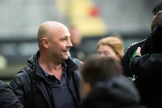 GAIS tränare Bosko Orovic jublar