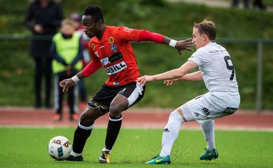 Landskronas Karim Sadatoch Oskarshamns Emil Dolk