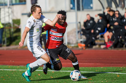 Landskronas Edafe Egbedi och Oskarshamns Emil Dolk