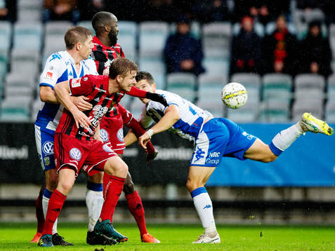 IFK Göteborgs Mikael Boman och David Boo Wiklander mot
