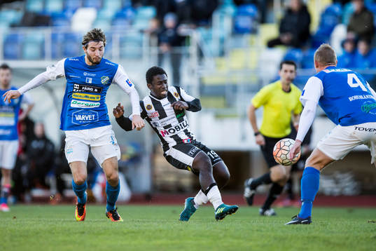 Landskronas Thierry Zahui  och Oddevolds Imer Beqiri