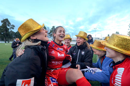 Linköpings Marija Banusic jublar