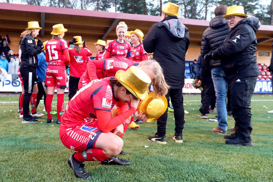 Linköpings Marija Banusic jublar