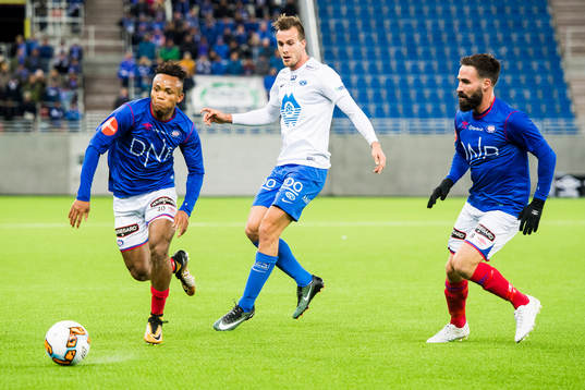 Chidera Ejuke of Vålerenga, Fredrik Brustad of Molde and