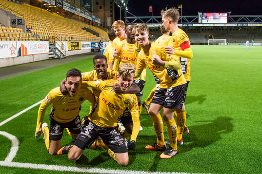 Elfsborgs spelare jublar