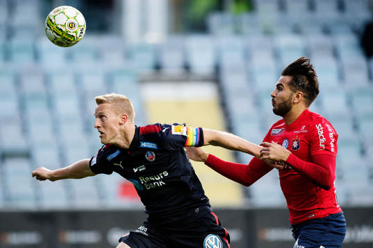Helsingborgs Peter Larsson och Örgrytes William Atashkadeh
