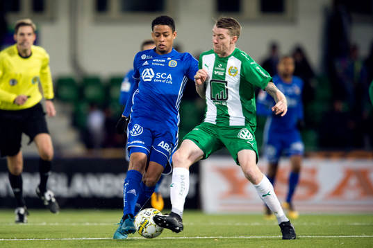 Sundsvalls Jonathan Morsay och Hammarbys Birkir Már