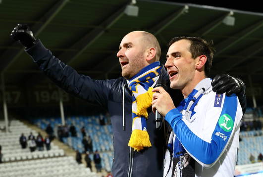 Pontus Franzén med Norrköpings Nikola Tkalcic