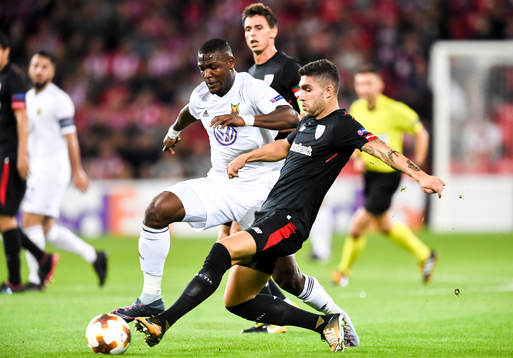 Östersunds Salisu Abdullahi Gero och Athletic Bilbaos Unai