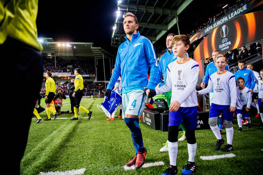 Domenico Criscito of Zenit ahead of the UEFA Europa League match between Rosenborg and FK Zenit St. Petersburg on November 2, 2017 in Trondheim.