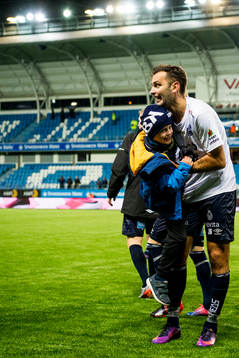Magne Hoseth of Kristiansund with his son Gabriel