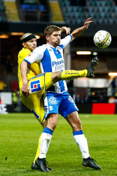 Sundsvalls Marcus Danielson och IFK Göteborgs Mikael Boman