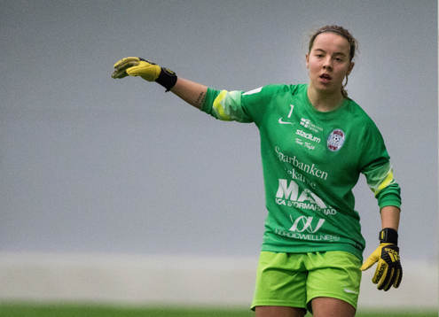 Eskilstunas målvakt Cornelia Baldi Sundelius