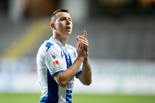 IFK Göteborgs Martin Smedberg Dalence tackar publiken