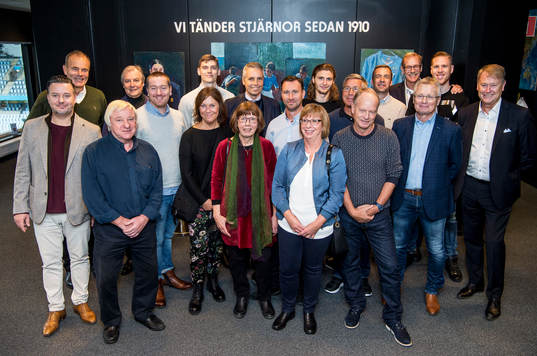 Representanter för Malmö FFs 19 första SM guld utan