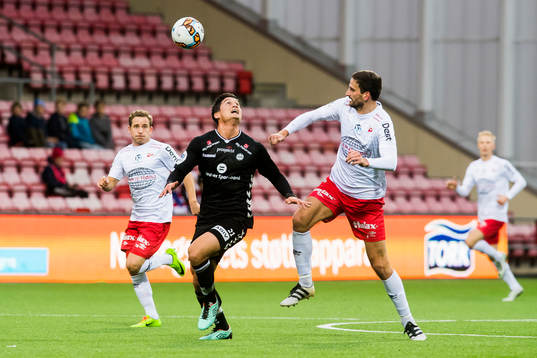 Ludvig Begby of Fredrikstad, Kjell Rune Sellin of Sandnes Ulf and Mislav Leko of Fredrikstad