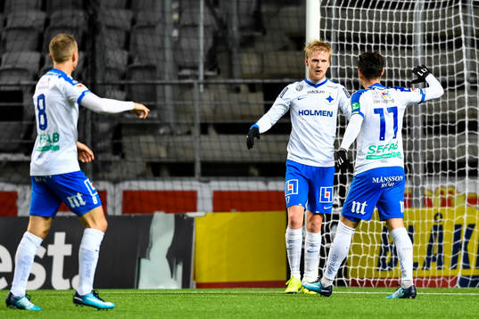 Norrköpings Karl Holmberg jublar