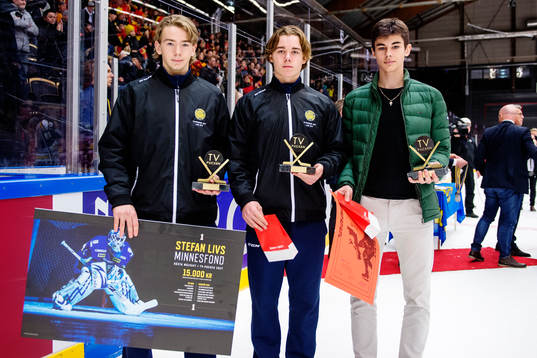 Stockholm Syds målvakt Emil Holmström som vann Stefan