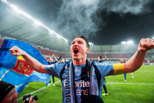 Djurgårdens Kim Källström jublar