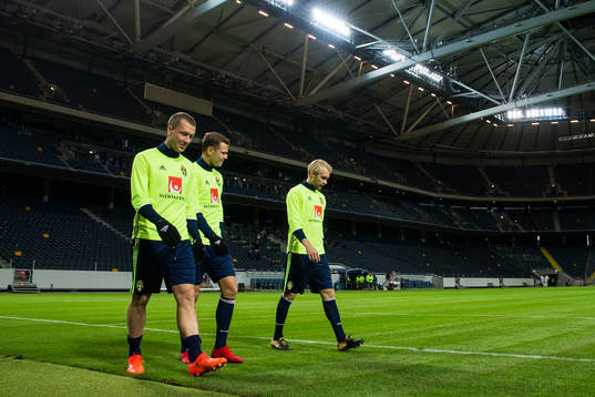 Sveriges Jakob Johansson, Viktor Claesson och Johan Larsson