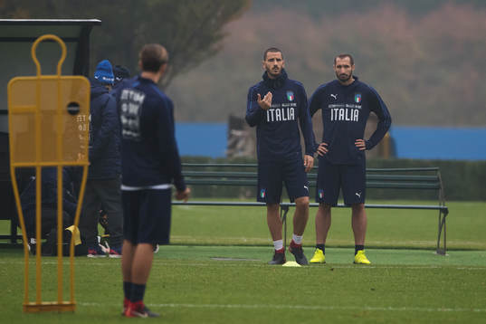 Leonardo Bonucci och Giorgio Chiellini