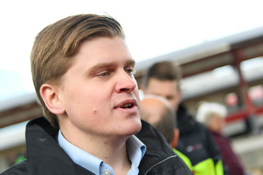 Mats Johannesson, VD MTR Express, den 24 november 2017 i Göteborg.
