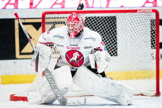 Vita Hästens målvakt Pontus Sjögren