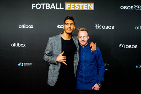 Ohi Omoijuanfo and Tonny Brochmann Christiansen of Stabæk