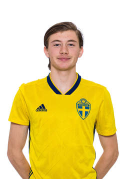 Daniel Miljanovic i P16/01-landslaget poserar för ett porträtt den 1 december 2017 i Stockholm. 