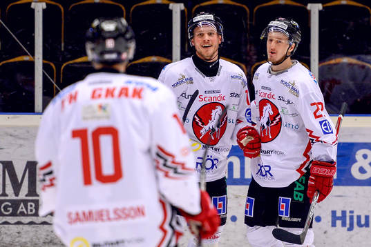 Vita Hästens Jesper Samuelsson, Villiam Haag och Ludvig