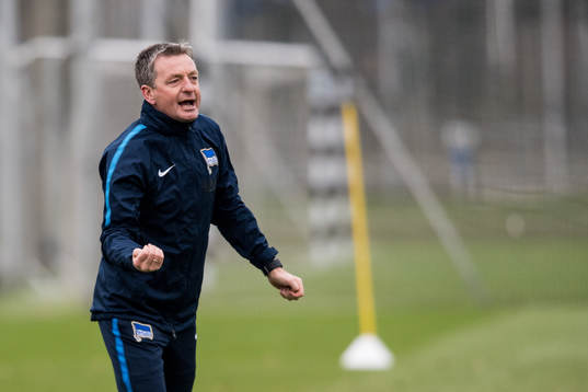 Hertha Berlins assisterande tränare Rainer Widmayer