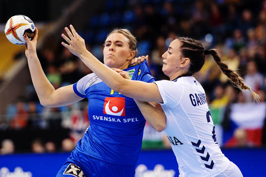 Sveriges Johanna Westberg och Argentinas Macarena Gandulfo