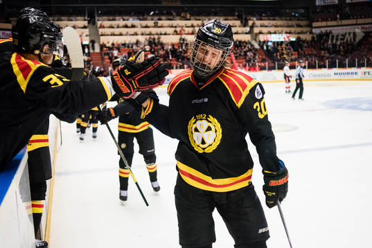 Brynäs Marcus Westfält jublar